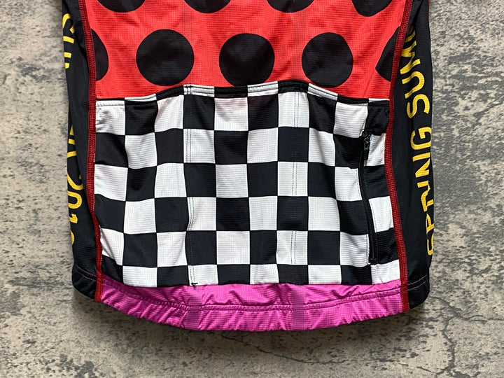 KN955 アレ ALE x ポールスミス Paul Smith 半袖 サイクルジャージ 赤 S