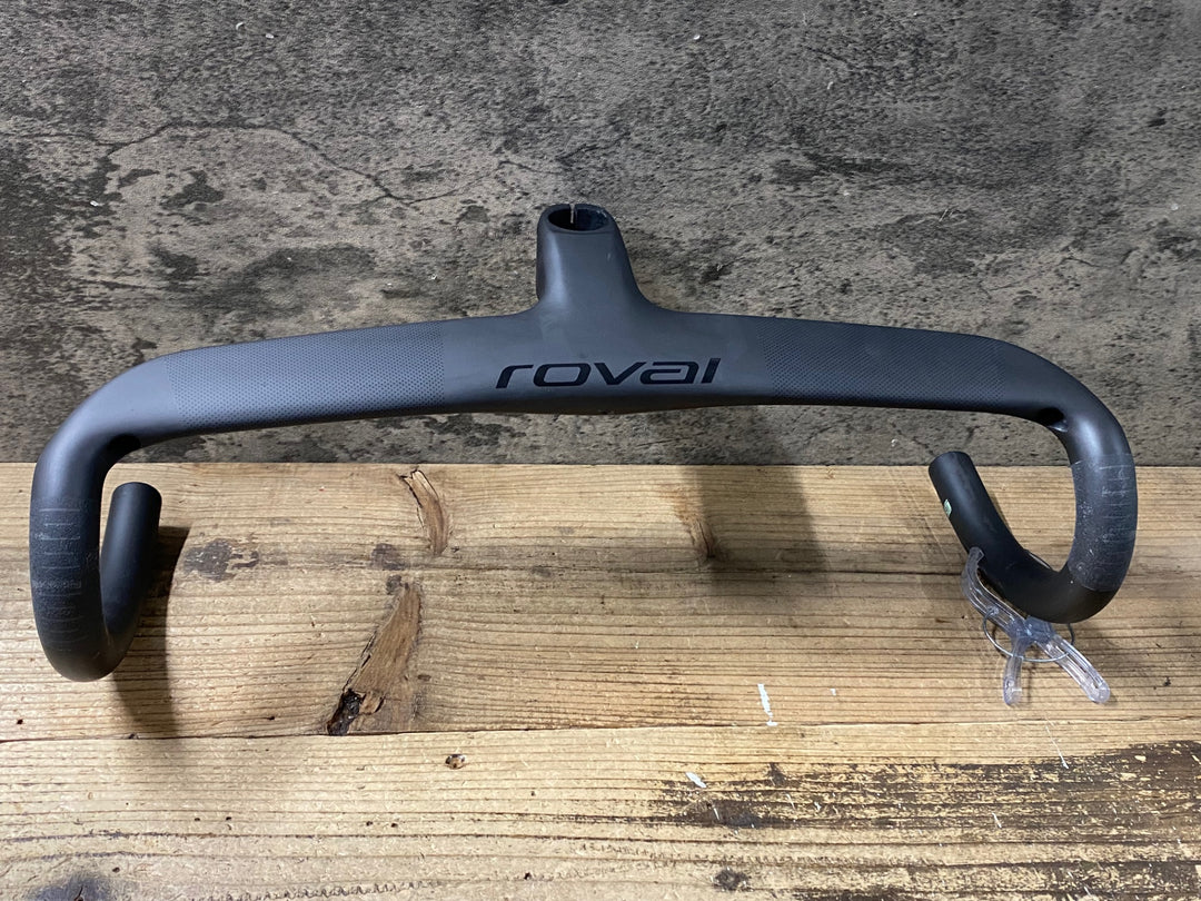 KN465 ロヴァール ROVAL RAPIDE COCKPIT カーボン ドロップハンドル 一体型 WIDTH 420mm 90mm -6°