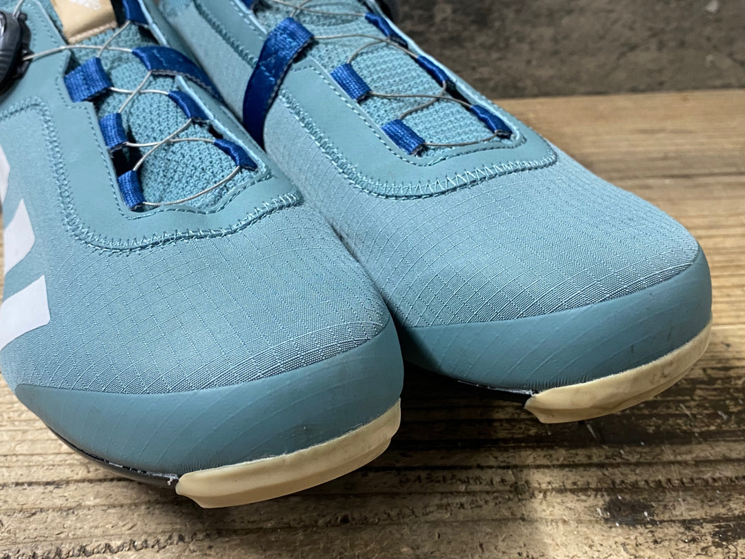 JZ145 アディダス adidas PARLEY ビンディングシューズ ターコイズ 3穴 BOA EU44
