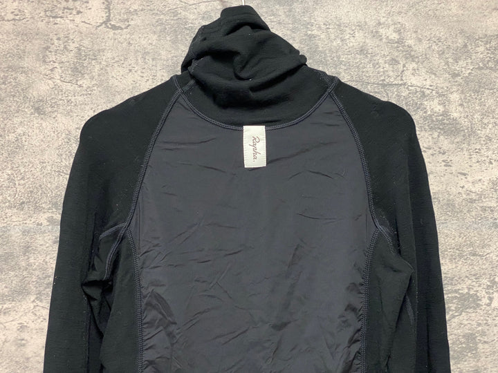 KC750 ラファ Rapha DEEP WINTER WINDBLOCK BASE LAYER 長袖 ベースレイヤー 黒 XS