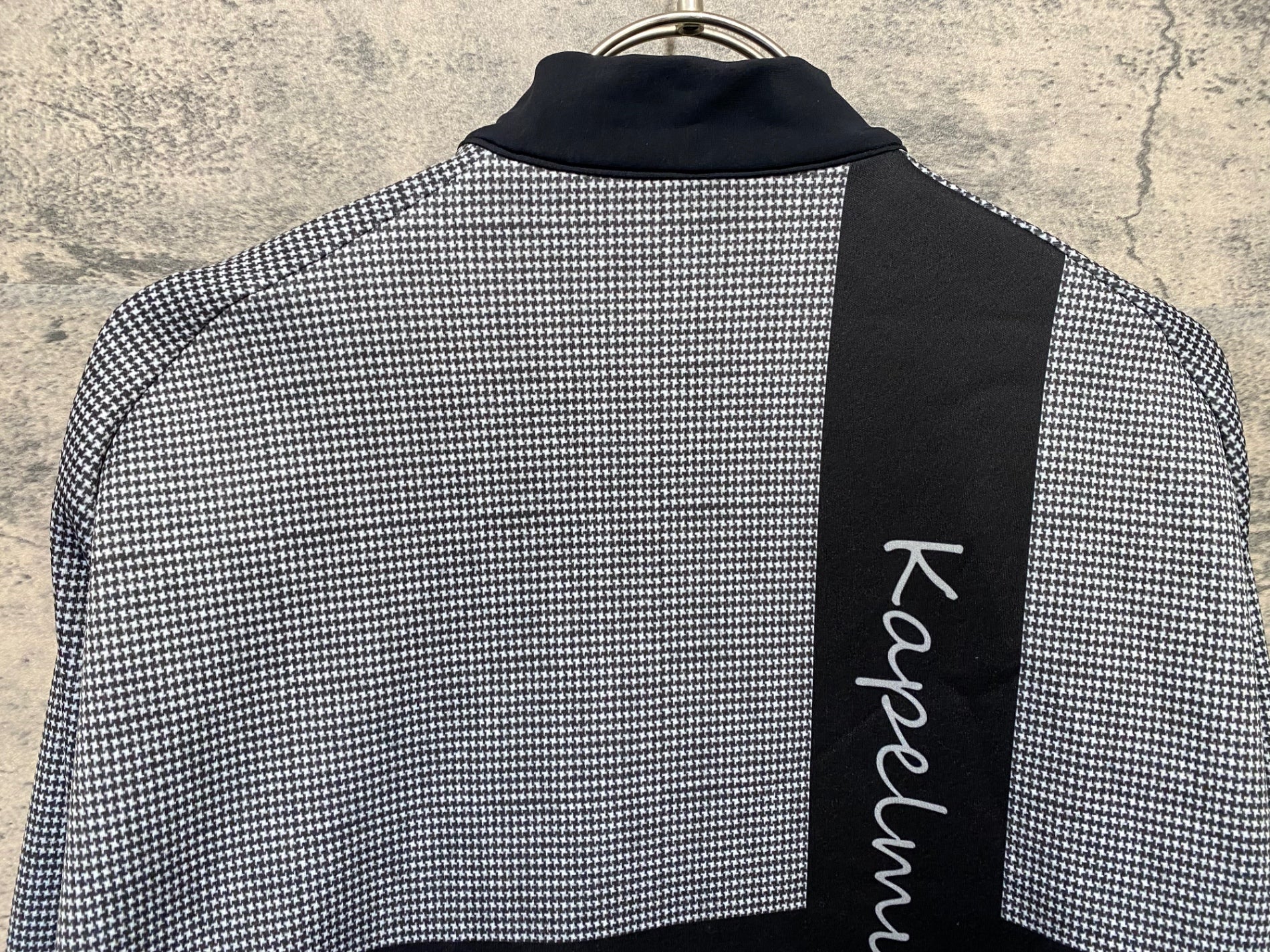 KB763 カペルミュール KAPELMUUR 長袖 サイクルジャージ 白 黒 L 裏