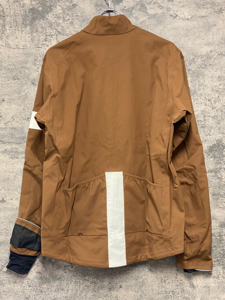 JY603 ラファ Rapha CLASSIC WINTER JACKET 長袖 サイクルジャケット 茶 L GORE-TEX INFINIUM ソフトシェル