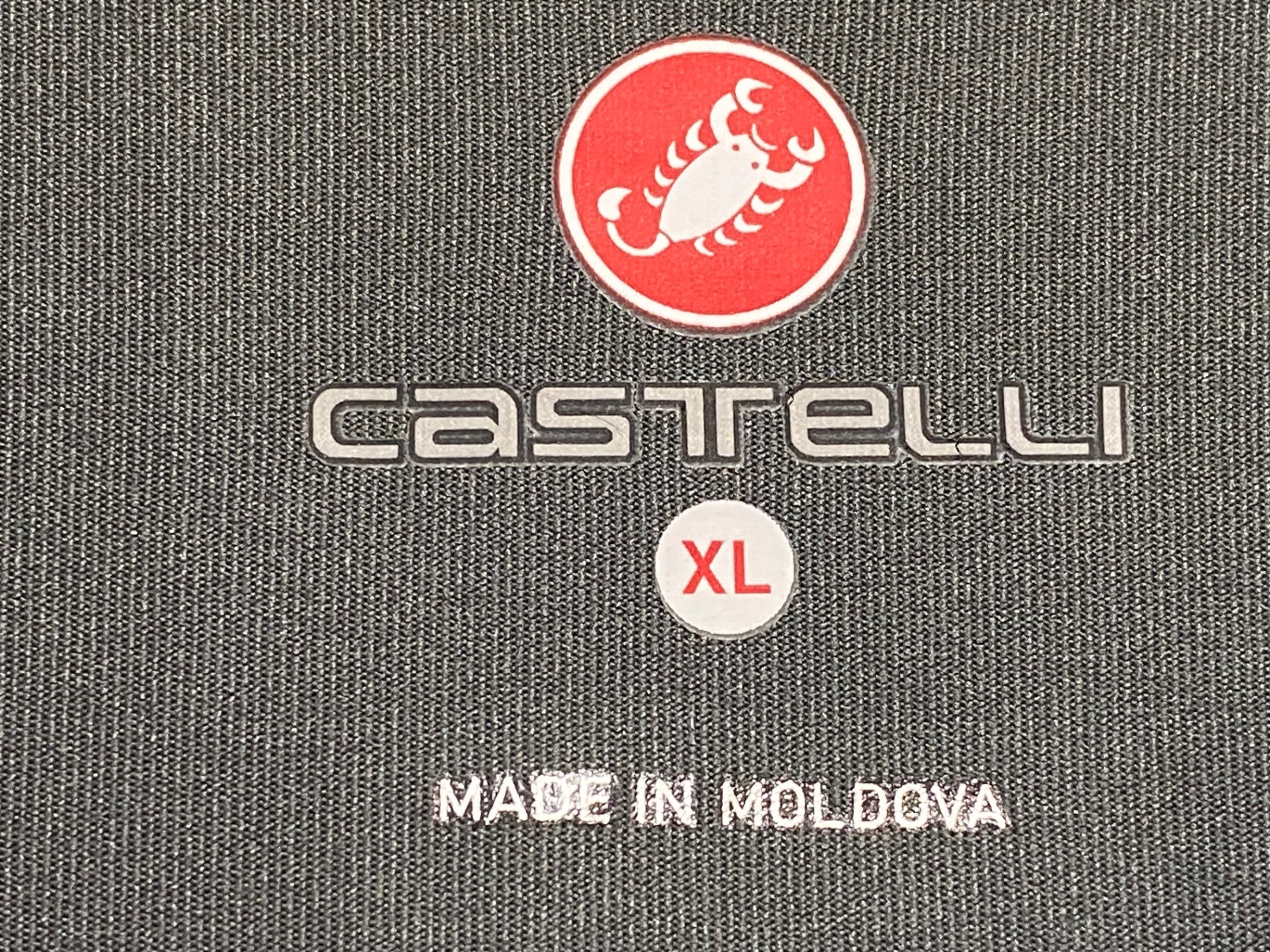 KB223 カステリ CASTELLI ROSSOCORSA 半袖 サイクルジャージ 黒 赤 S