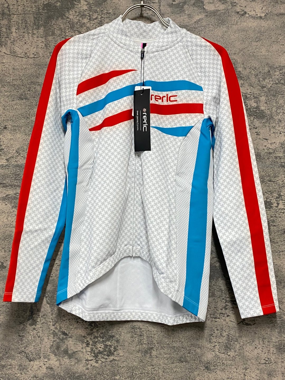 JV963 レリック reric Women's Grace Long Sleeve Jersey 長袖サイクルジャージ 白 L 裏起毛 レディース
