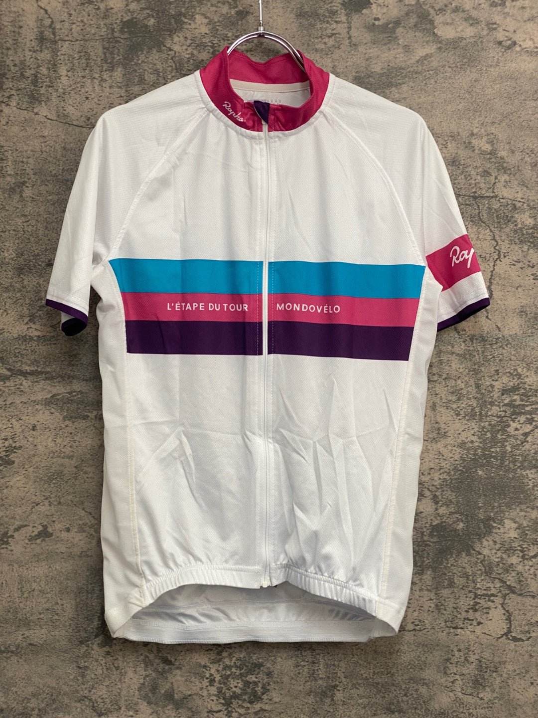 JM835 ラファ Rapha ETAPE 2011 JERSEY 半袖 サイクルジャージ 白 M