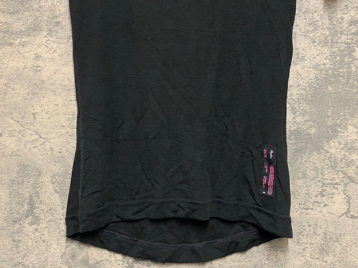 KO794 ラファ Rapha MEN'S MERINO BASE LAYER SHORT SLEEVE 半袖 ベースレイヤー 黒 S