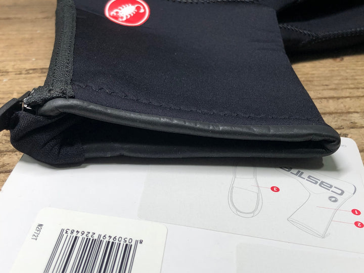 JM795 カステリ CASTELLI DILUVIO UL SHOECOVER シューズカバー 黒 2XL 裏起毛