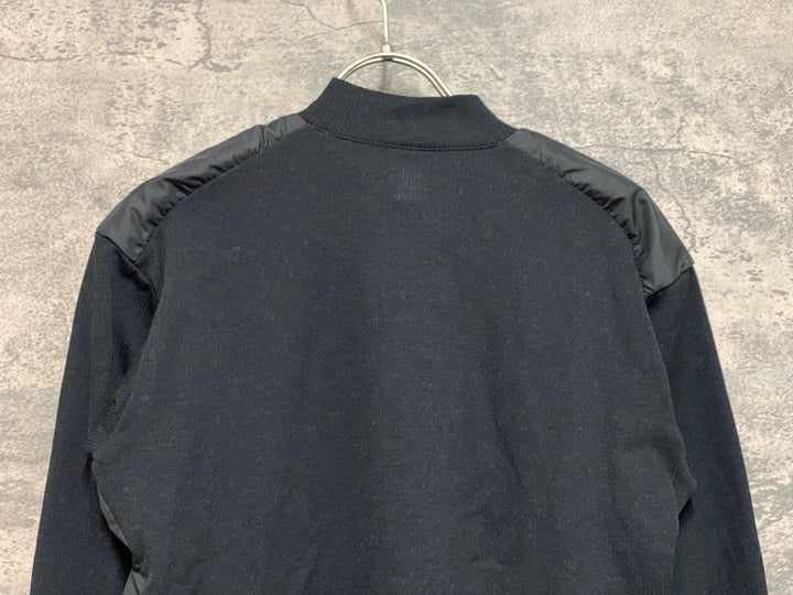 KC492 パールイズミ PEARL iZUMi 長袖 防風 ミドルレイヤー 黒 L 裏起毛