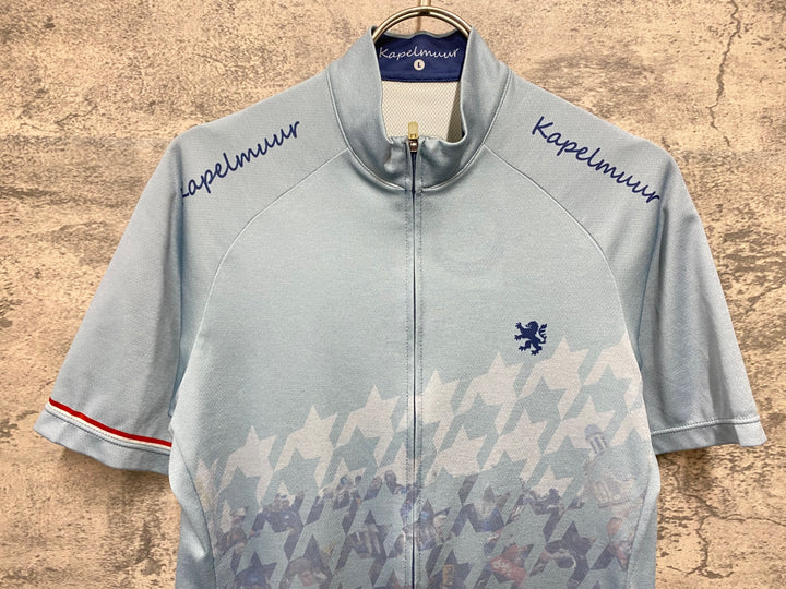KB800 カペルミュール KAPELMUUR 半袖 サイクルジャージ ネイビー グレー L