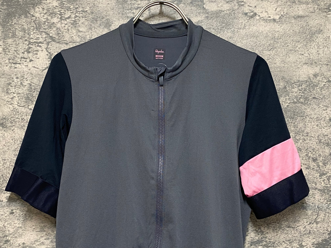 KF225 ラファ Rapha PRO TEAM TRAINING JERSEY 半袖 サイクルジャージ グレー M