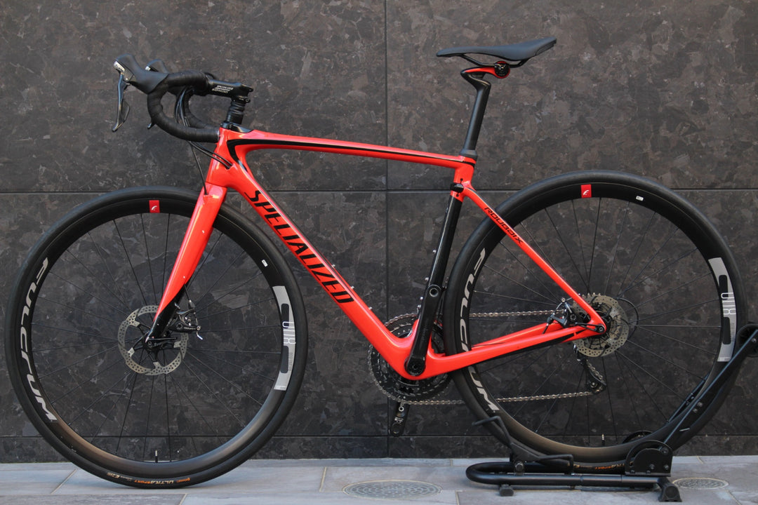 スペシャライズド SPECIALIZED ルーベ エリート ROUBAIX ELITE 2017年モデル 54サイズ シマノ105 5800 MIX 11S 機械式DISC カーボン ロードバイク 【福岡店】