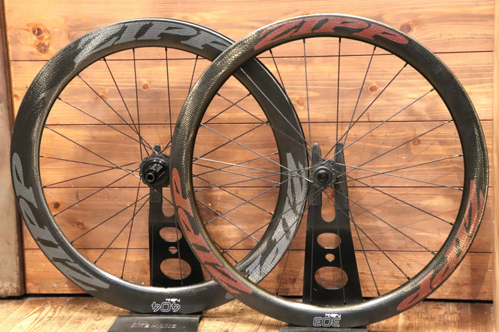 ジップ ZIPP 303 404 NSW DISC カーボン チューブレスレディ ホイールセット シマノ11S/12S 【東京南麻布店】