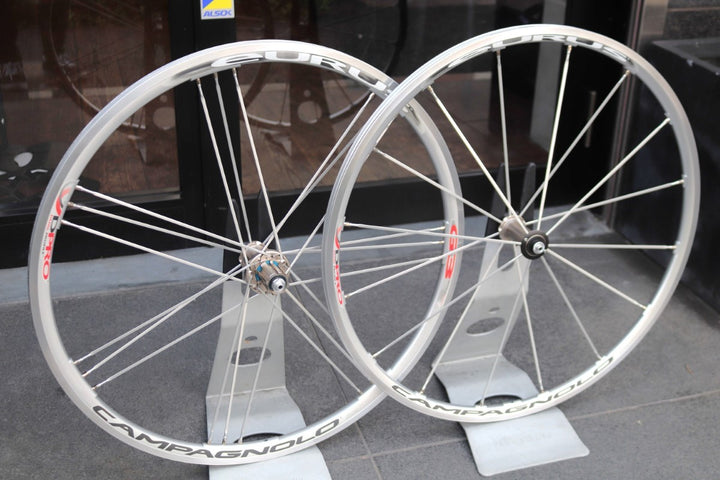 カンパニョーロ CAMPAGNOLO ユーラス EURUS アルミ クリンチャー ホイールセット カンパ12/11S ナローリム 15C 【東京南麻布店】