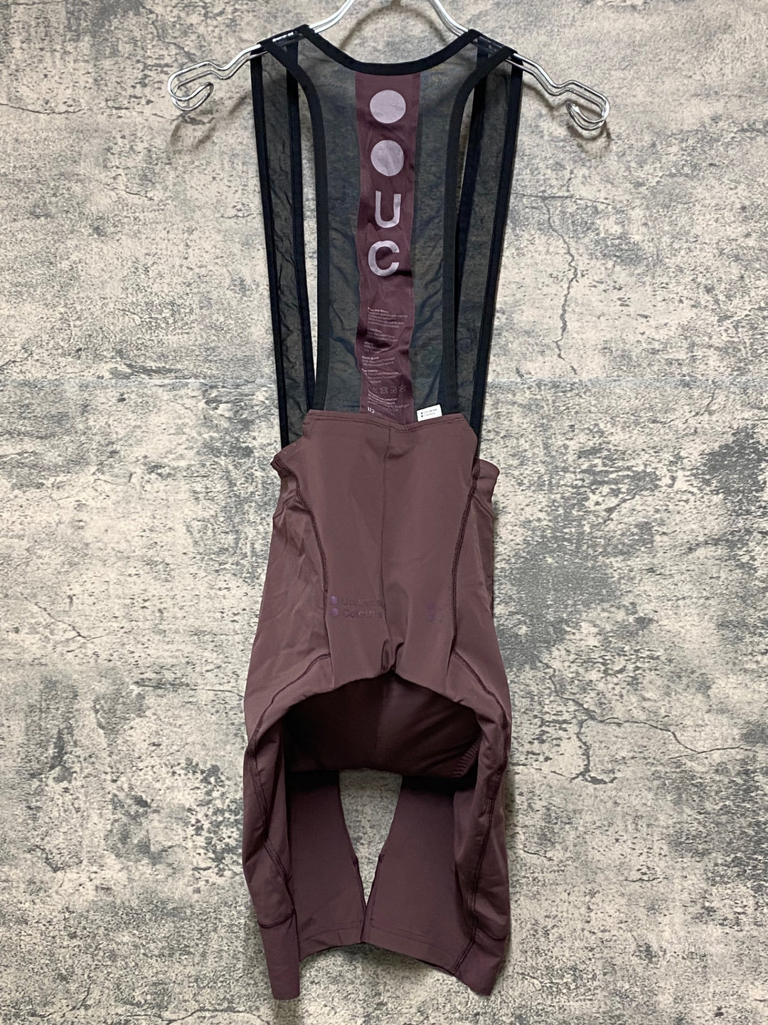 KB625 ユニバーサルカラーズ Universal Colours MONO BIB SHORTS ビブショーツ ブラウン XS