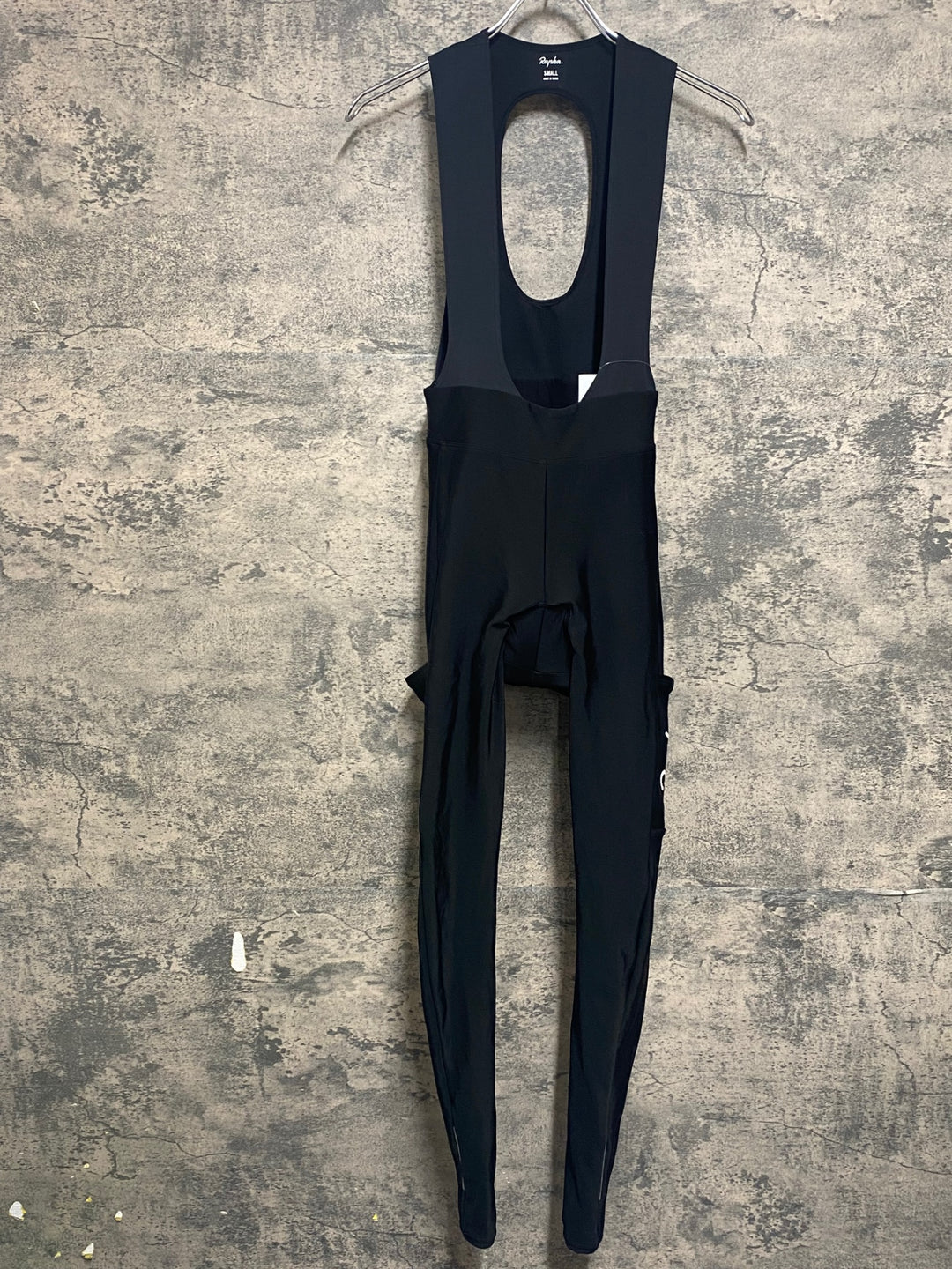 KP597 ラファ Rapha WOMEN'S CORE CARGO WINTER TIGHTS WITH PAD ビブタイツ 黒 レディース S 裏起毛