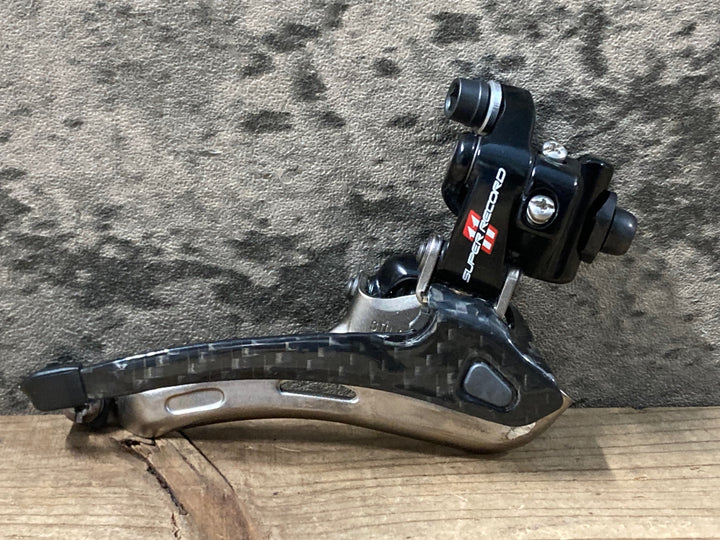 KQ706 カンパニョーロ CAMPAGNOLO スーパーレコード SUPER RECORD FD11-SR2B フロントディレイラー 直付