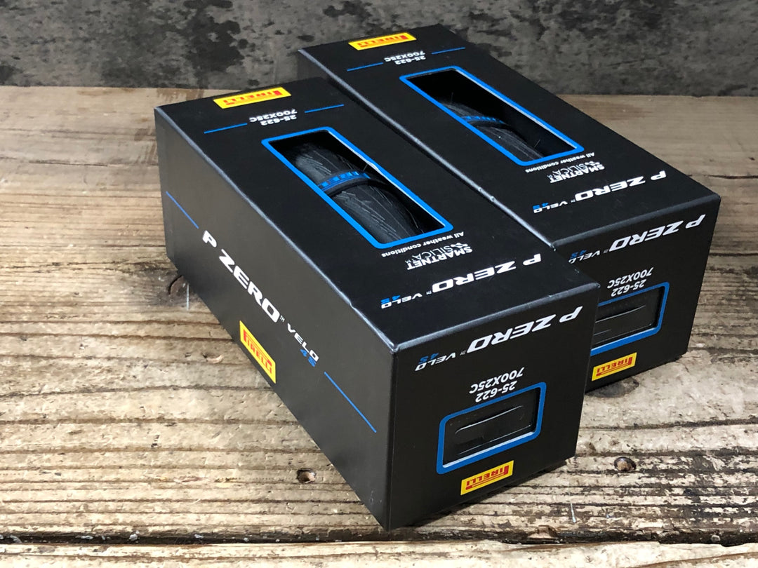 KB195 ピレリ PIRELLI P ZERO VELO 4S クリンチャータイヤ 700x25C 2本セット