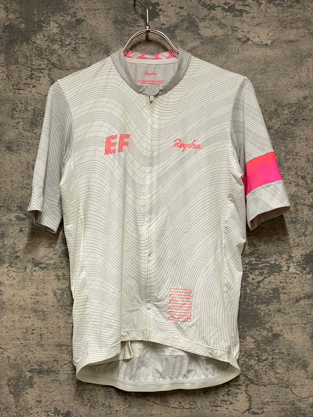 KC772 ラファ Rapha Limited EF Education PRO TEAM TRAINING JERSEY 半袖 サイクルジャージ 限定 白 M