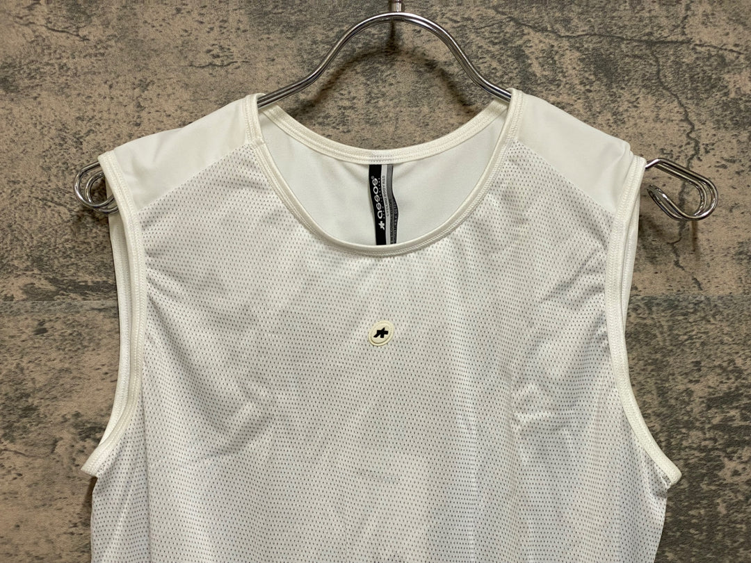 JQ347 アソス ASSOS hot Summer Later active ベースレイヤー 白 M