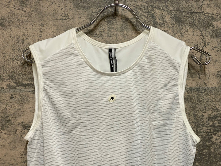 JQ347 アソス ASSOS hot Summer Later active ベースレイヤー 白 M