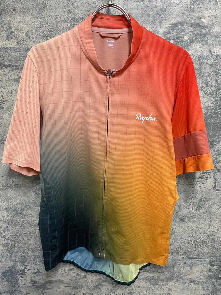 KH269 ラファ RAPHA CLASSIC FLYWEIGHT JERSEY - PRINT 半袖 サイクル