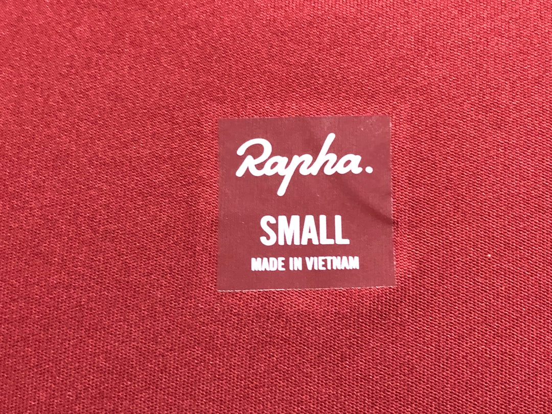 JZ499 ラファ RAPHA PRO TEAM LONG SLEEVE TRAINING JERSEY 長袖 サイクルジャージ S 赤