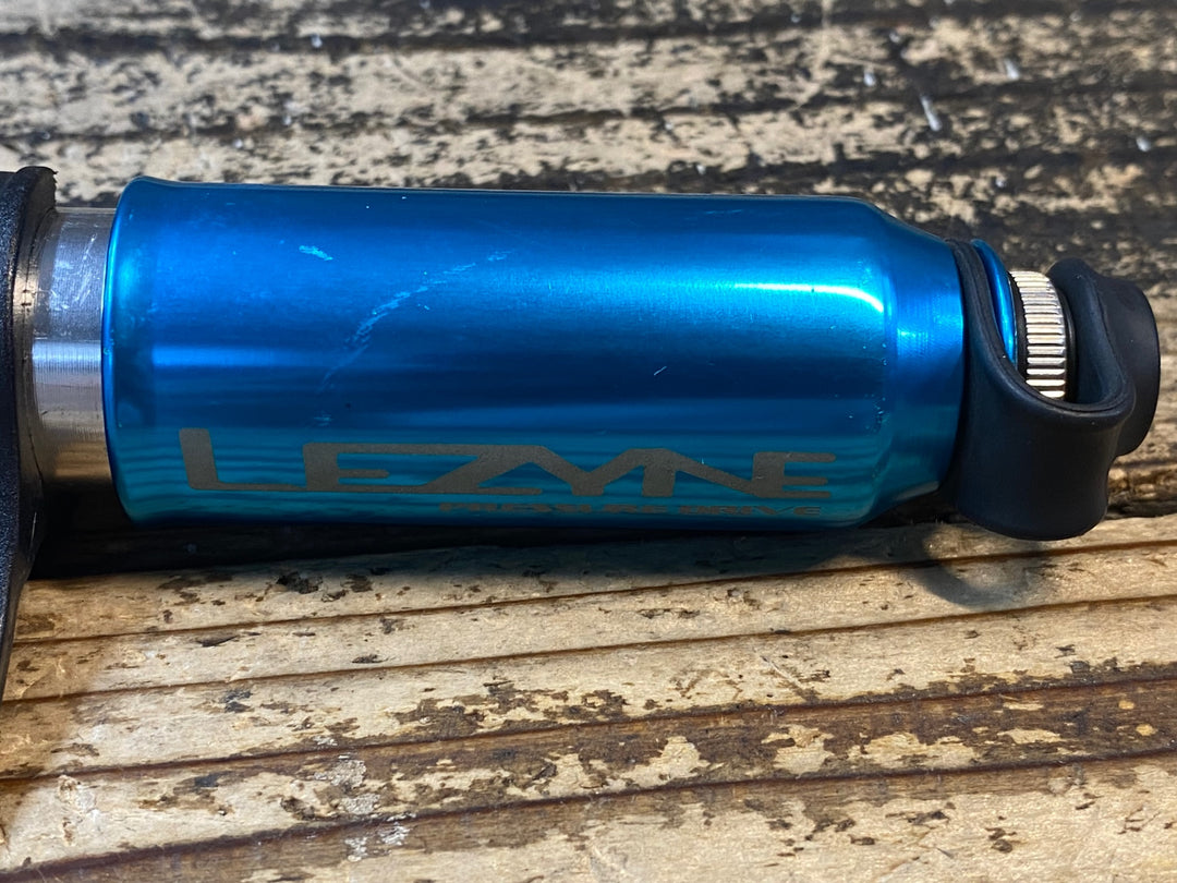 JF909 レザイン LEZYNE PRESSURE DRIVE 携帯空気入れ 青