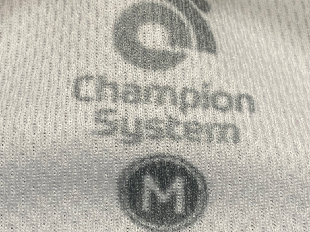 JT653 チャンピオンシステム Champion System 半袖 サイクルジャージ 白 水色 水玉模様 M