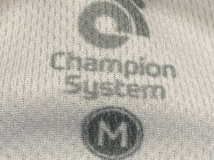JT653 チャンピオンシステム Champion System 半袖 サイクルジャージ 白 水色 水玉模様 M