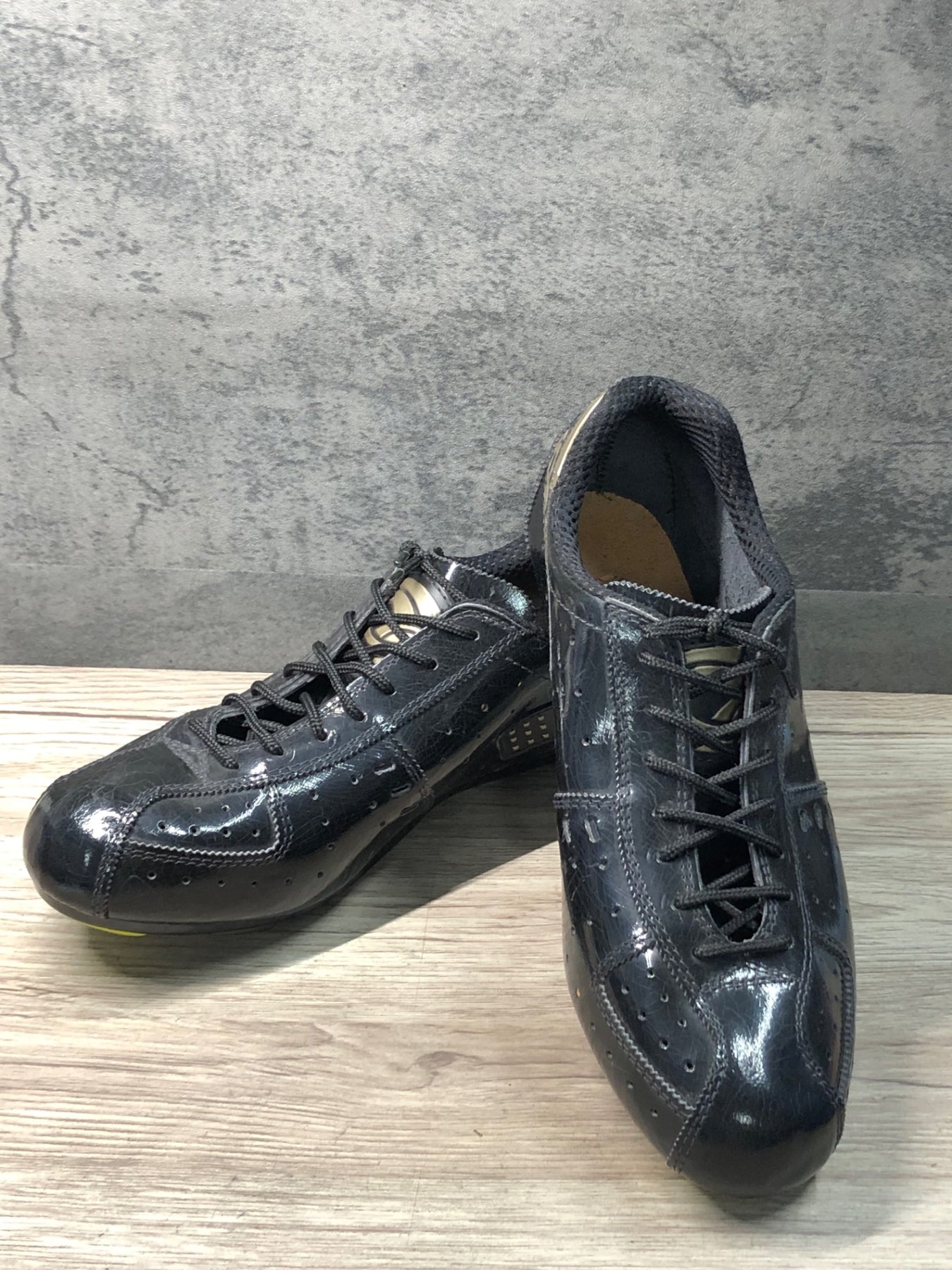 JI666 ガエルネ GAERNE ビンディングシューズ ヴィンテージ 黒 3穴 2穴