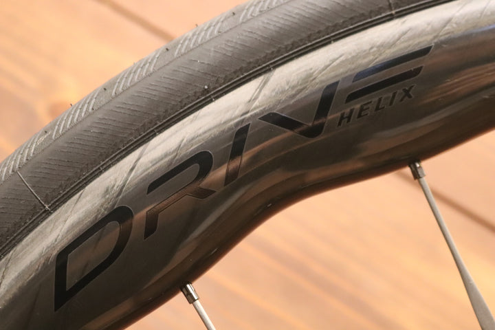 エリートホイールズ ELITEWHEELS ドライブ DRIVE HELIX 46D CS カーボン チューブレスレディ ホイールセット シマノ11S/12S 【東京南麻布店】