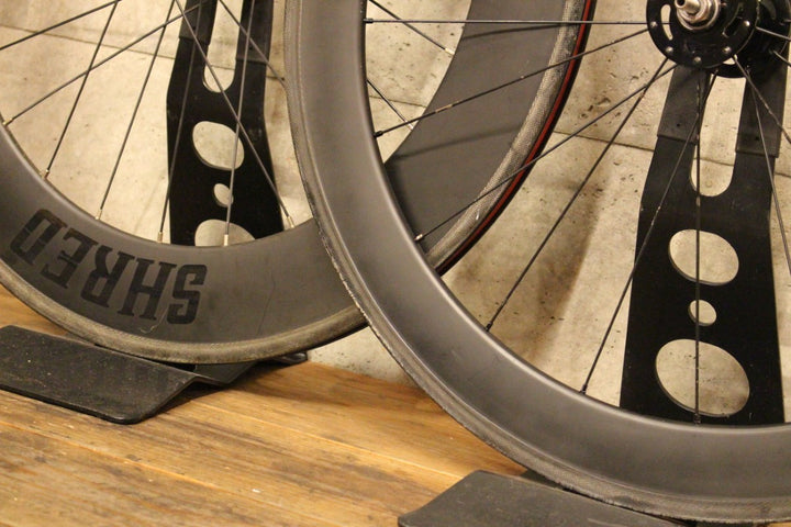 ブローチャーズ BROTURES SHRED 両切り ピスト カーボン ホイールセット 700C ナローリム 【福岡店】