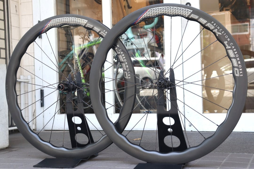 プリンストンカーボンワークス PRINCETON CARBONWORKS ピーク PEAK4550 DISC カーボン チューブレス ホイールセット シマノ11S/12S 【横浜店】