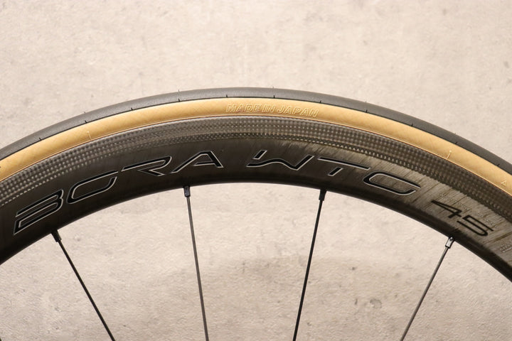 カンパニョーロ CAMPAGNOLO ボーラ BORA WTO 45 カーボン チューブレス ホイールセット シマノ 12/11S 19C 【さいたま浦和店】