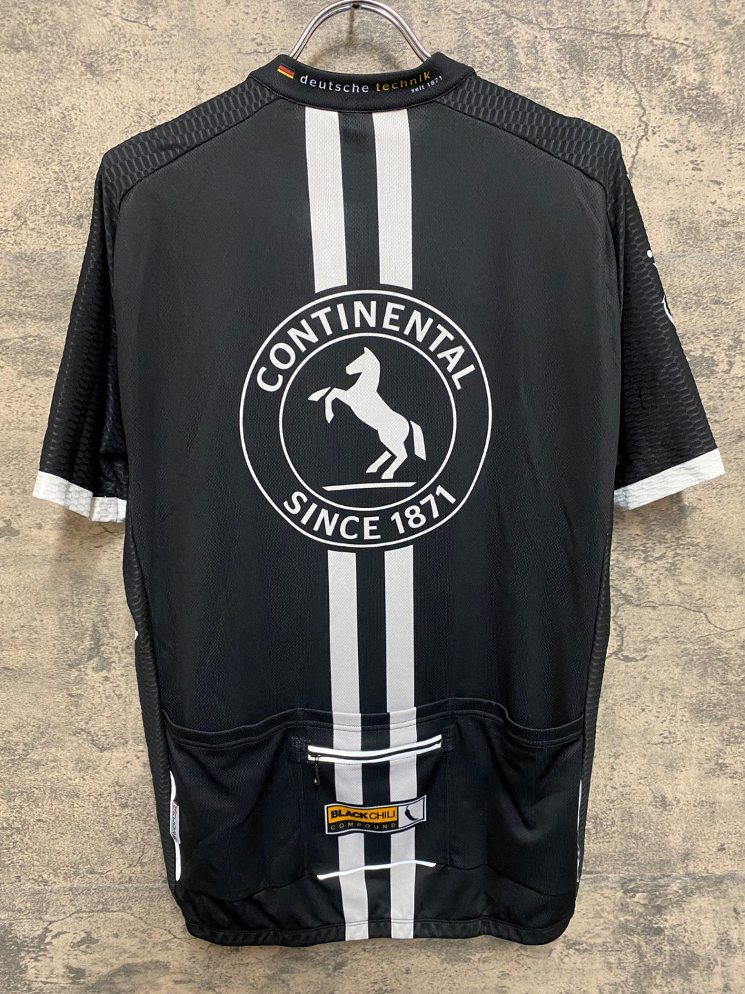 JR139 クオレ CUORE 半袖 サイクルジャージ 黒 L Continental