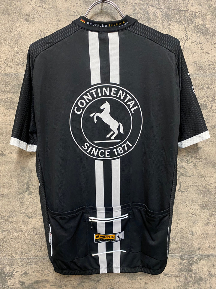 JR139 クオレ CUORE 半袖 サイクルジャージ 黒 L Continental