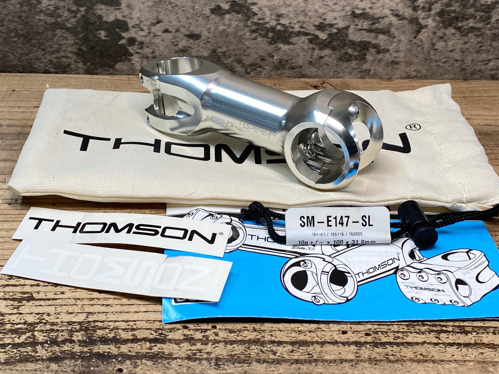 THOMSON X2 ステム　100mm Thomson X2 Road Stem: 1 1/8