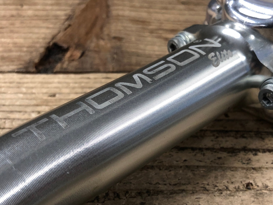 JS037 トムソン THOMSON エリート Elite アルミ シートポスト シルバー Φ27.2 250mm 16㎜オフセット