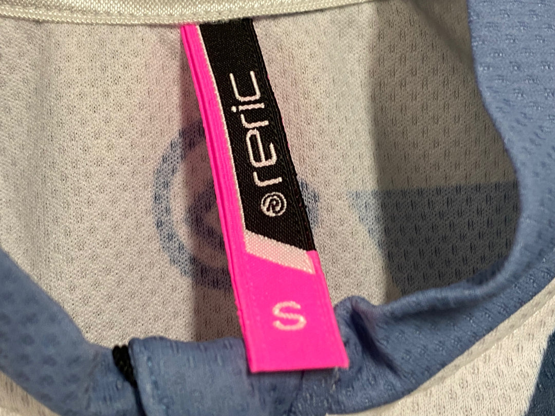 JV995 レリック reric Women's Aeris Standerd Jersey 半袖 サイクルジャージ 青白 S レディース
