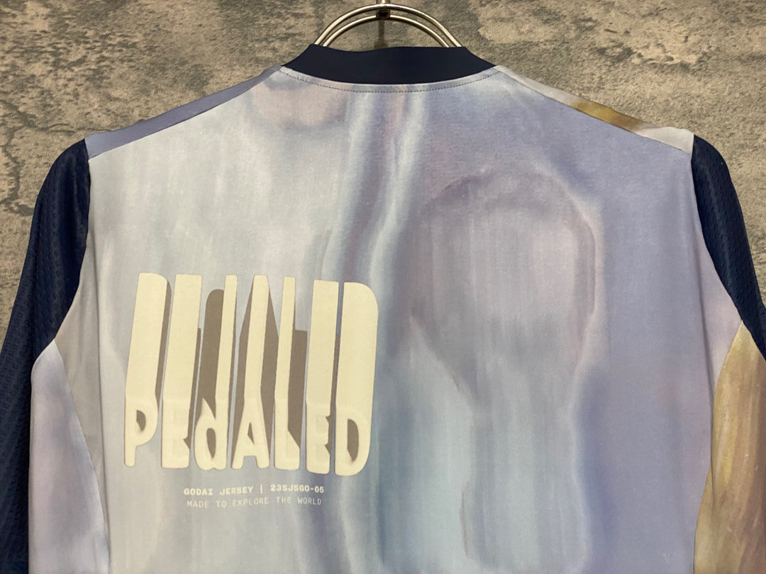 KG108 ペダレット PEdALED 半袖 サイクルジャージ 紺 M
