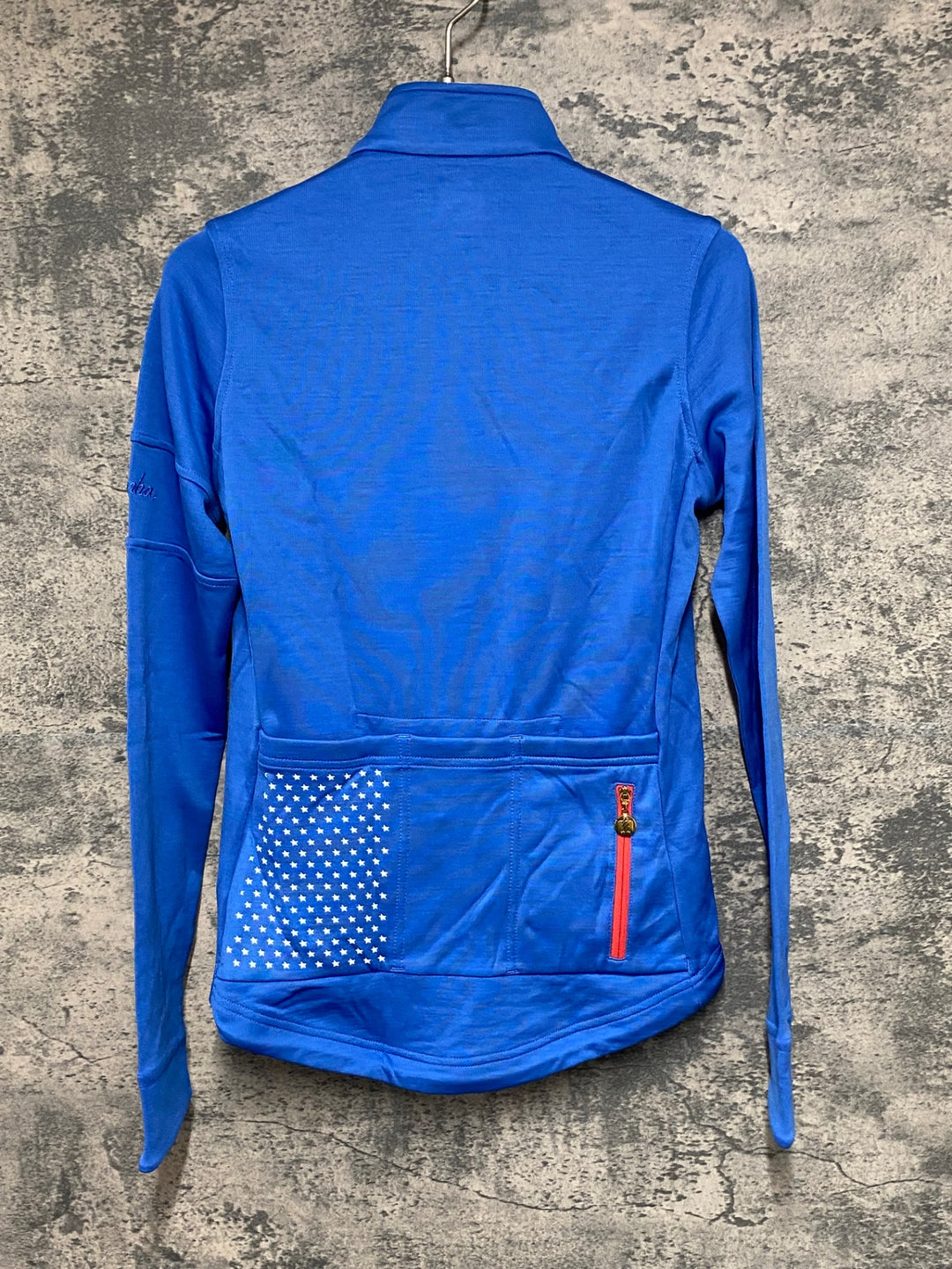 KA225 ラファ Rapha CARPENTER JERSEY 長袖 サイクルジャージ 青 XS