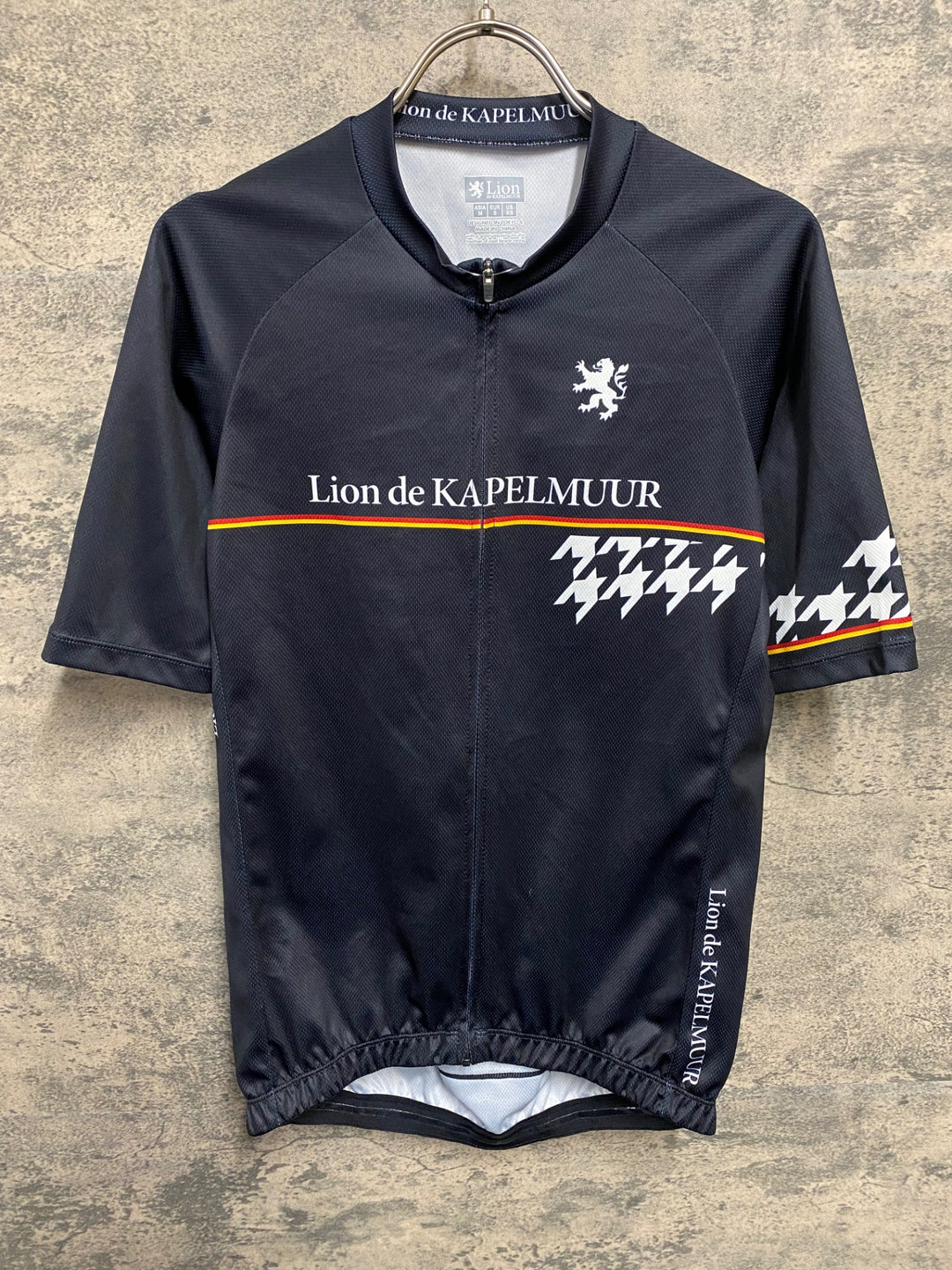 JJ763 カペルミュール kapelmuur 半袖サイクルジャージ M 黒