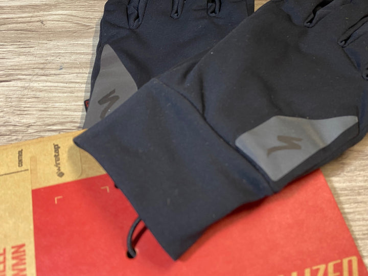 JV582 スペシャライズド SPECIALIZED NEOSHELL RAIN WMN 長指 グローブ 黒 レディース S 裏起毛 POLARTEC