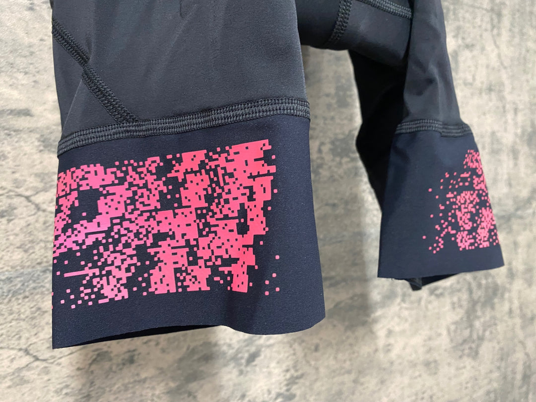 JE304 ラファ Rapha WOMEN'S PRO TEAM CRIT BIB SHORTS ビブショーツ ブラック パープル レディース XXS