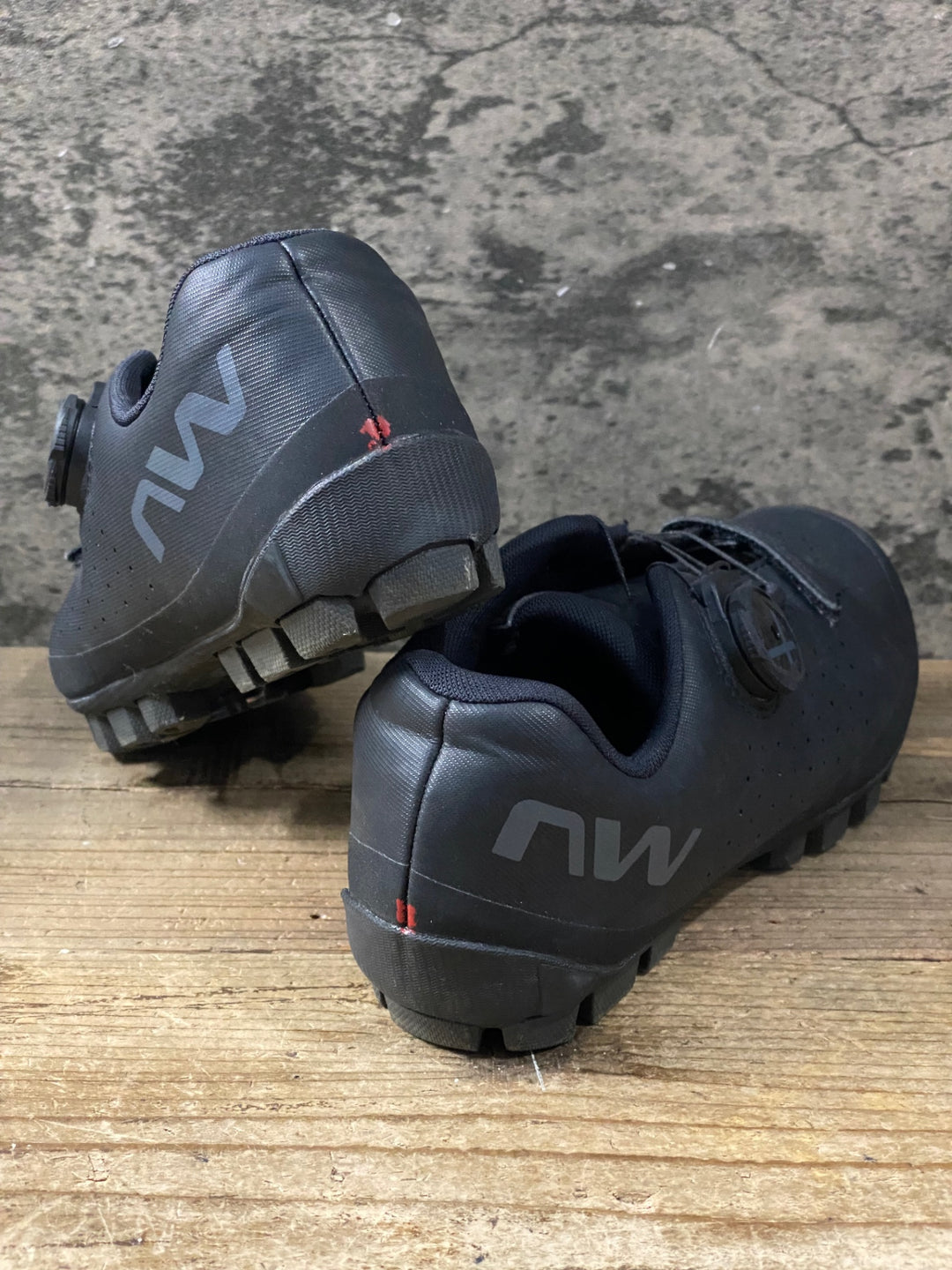 KL100 ノースウェーブ NORTH WAVE HAMMER PLUS ビンディングシューズ 黒 EU38 2穴 ※汚れ