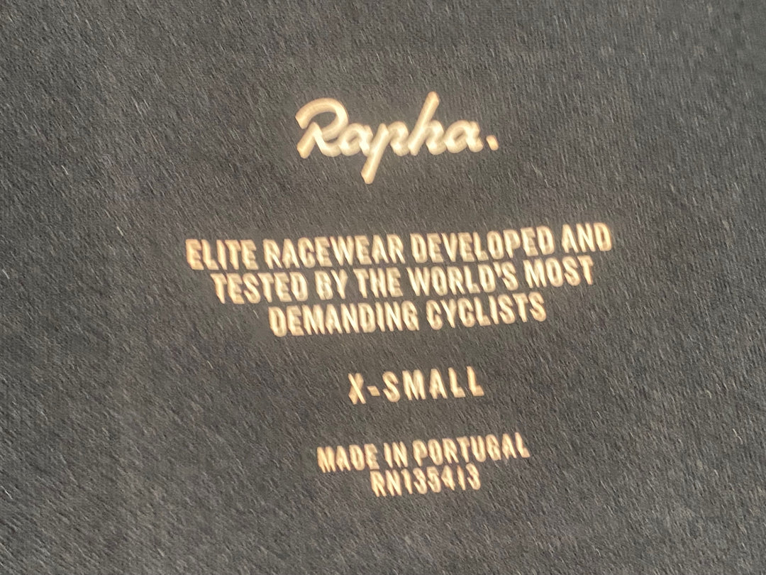 JX036 ラファ Rapha PRO TEAM MID WEIGHT JERSEY 半袖 サイクルジャージ 黒 XS