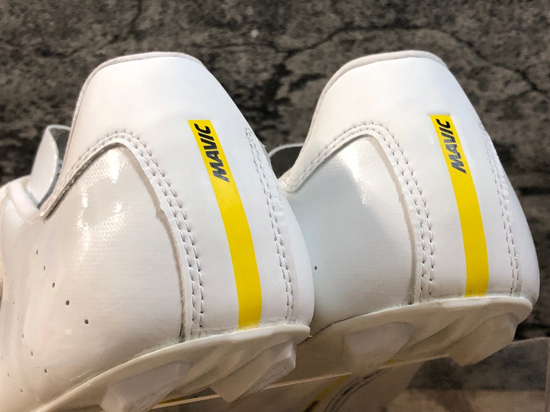 JT231 マヴィック MAVIC COSMIC ベルクロ ビンディングシューズ 3穴 白