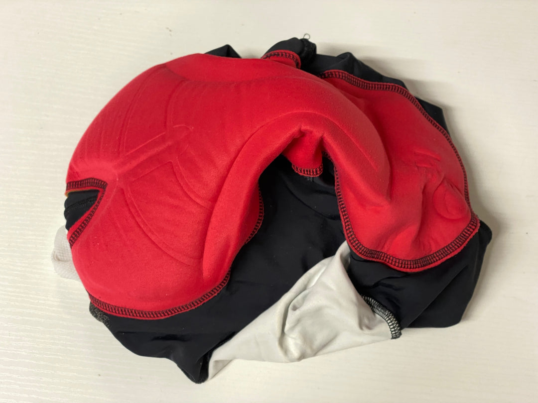 KH242 カステリ CASTELLI ビブショーツ 黒白 M ※擦れあり