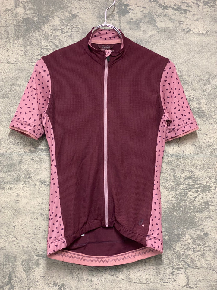 JM536 イザドア Isadore CLIMBER'S JERSEY 半袖 サイクルジャージ 赤 XS ※背面ポケット小穴あり
