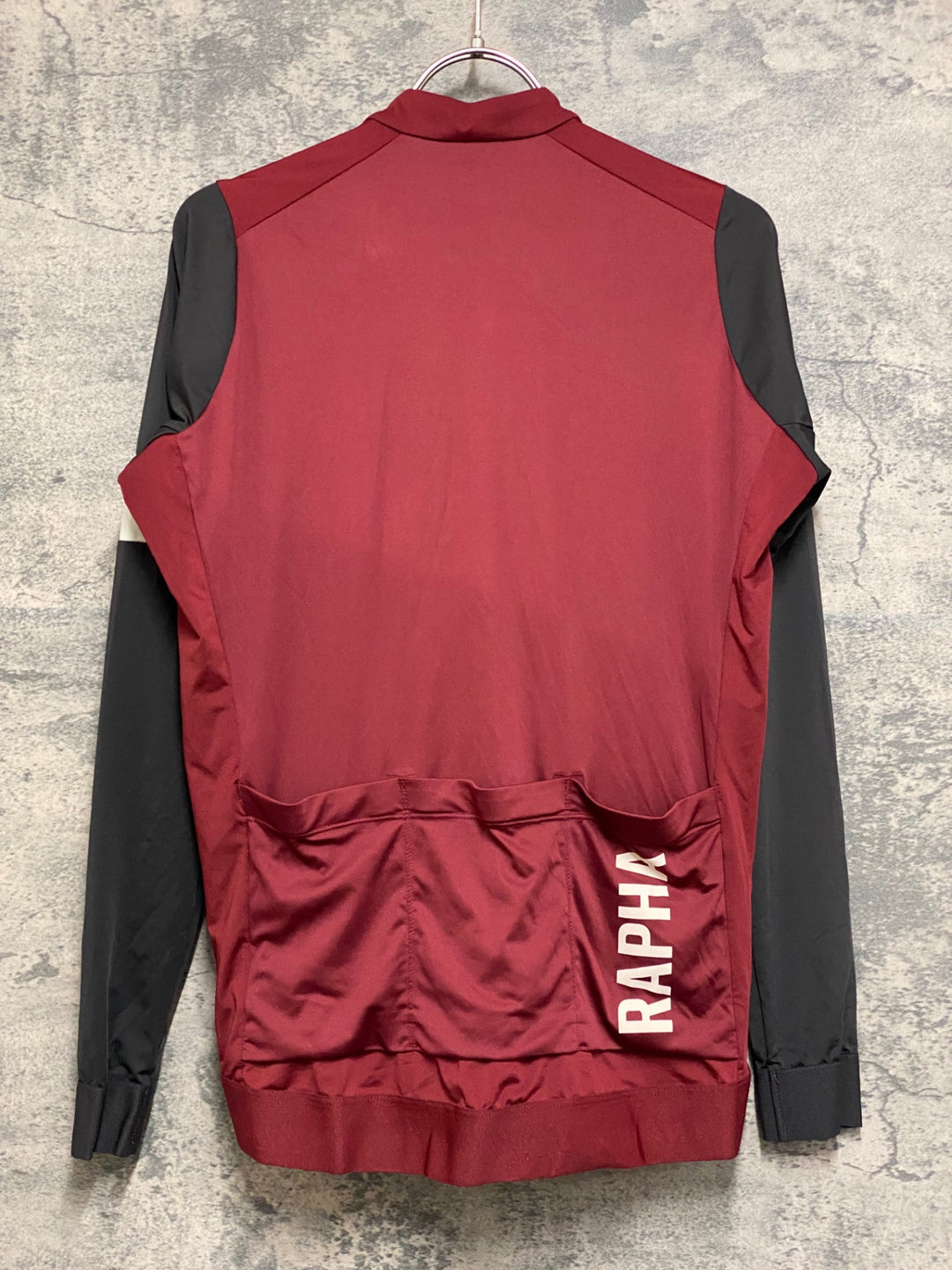 JP207 ラファ Rapha PRO TEAM LONG SLEEVE TRAINING JERSEY 長袖 サイクルジャージ 赤 L